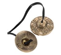 Carillon Tingsha Tibétain en Laiton, Cymbales à Doigts pour Relaxation