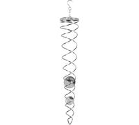 Carillon TWISTER avec deux boules - env. 43 cm - spirale / tourbillon à suspendre (grand)