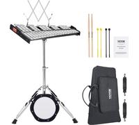 Carillon-xylophone 32 notes set de cloches marteaux support et pad d'exercice
