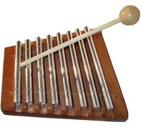Carillon Xylophone Cloches sonores Bois Enfants Instrument de musique Jouet Rythme Percussion, non peint