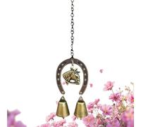 Carillones De Viento Para Exteriores- Multifuncional Decoración Relajante De Hierro Con Campana | Decoración Del Jardín Caballo,Regalo Para Mujeres Madres Hombres Navidad Exterior