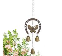Carillones De Viento Para Exteriores- Multifuncional Decoración Relajante De Hierro Con Campana | Decoración Del Jardín Caballo,Regalo Para Mujeres Madres Hombres Navidad Exterior