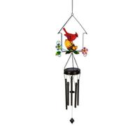 Carillons à Vent Alimentés par Énergie Solaire | Lanterne À Design D'Oiseau,Carillons Solaires pour Extérieur Étanche,pour Remplissage de Chaussettes de Noël et Décoration d'anniversaire