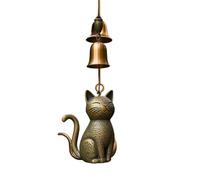 Carillons À Vent Animaux | Cloches commémoratives d'extérieur élégantes et raffinées | Pendentif Carillon À Vent Chat De Jardin,pour Cour Patio Maison Jardin Pelouse Porche Décoration
