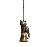 Carillons à Vent Chat pour l'Extérieur - Statue Animal Élégante Commémorative Clochettes D'Extérieur - Ornement de jardin chat carillon à vent,Pour Décor De Cour Patio Balcon Maison Jardin Pelouse Pra