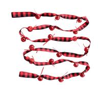 Carillons de Noël à Suspendre, Combinaison de Couleurs de Roses, mélange de Tissus métalliques pour décoration intérieure Festive, éclats de Cordes de péage de noël