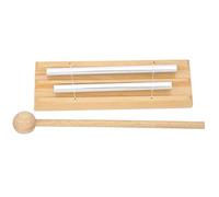 Carillons de table Jouet musical pour enfants Instrument de percussion éducatif à 2 pôles avec maillet Tube en aluminium massif Bois de hêtre Ton clair durable pour l'éducation