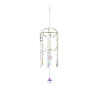 Carillons en Cristal Pendentif Carillon éolien en Cristal en Forme de Tournesol for décoration d'intérieur, de Jardin, d'extérieur, Attrape-Soleil, Fournitures de fête