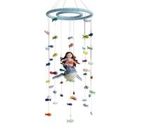 Carillons éoliens,Charme Décoratif Design Poisson | Décoration de Poisson pour l'Extérieur | Convient pour Terrasse, Cour, Pelouse, Jardin, Méditation, Maison, Vacances et Anniversaire