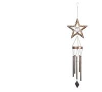 Carillons éoliens d'extérieur en métal, Lune, Soleil, étoiles, Cloches Uniques for décoration extérieure et intérieure étanche pour DéCoration De Jardin, Terrasse, Cour(Star)
