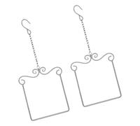 Carillons éoliens en métal élégants pour colibris, 2 Paquets, perchoirs pour Oiseaux, perroquets, Cage pivotante Suspendue, Jouet pour décoration de pelouse et de Cour Colibris Wind Spinner