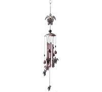Carillons éoliens en Tube métallique, Carillon éolien en Forme de Tortue de mer en Laiton et Tube métallique, Bleu foncé, 90 cm