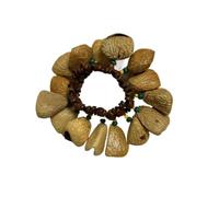 Carillons éoliens extérieurs de méditation coquille noix cloche à main | Cloches de guérison sonore Diapason Instruments de percussion musicale ethnique(Color7)