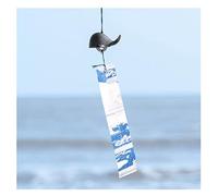 Carillons éoliens for Jardin, Carillon éolien rétro, Baleine Noire, Pendentif de Temple en Fonte, décoration carillons extérieurs Cour