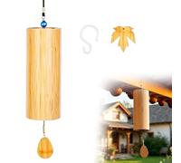 Carillons éoliens Japonais en Bambou, carillons Zen, carillons éoliens en Bambou pour la méditation et la guérison sonore, Carillon en Accord de FA pour l'extérieur, Le Yoga et la méditation