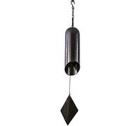 carillons éoliens, Pendentif Cloche cylindrique en Fonte de Bronze Fait Main for méditation Plein air, for Avant-Toit Cour