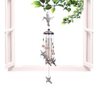 Carillons éoliens pour extérieur, carillons éoliens artisanaux antirouille, décorations de jardin commémoratives, pour maison, chambre, jardin, terrasse, cour, entreprise agricole, campagne