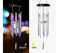 Carillons Éoliens Pour L'extérieur, Lampes Solaires Led À Couleur Changeante, Décoration Mobile Pour Jardin Patio, Cadeau Pour Maman