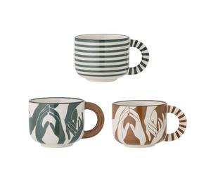 CARIM Tasse à thé café en grès BLOOMINGVILLE - Les 3