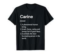 Carine Définition du nom Dictionnaire amusant T-Shirt