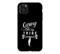 Caring for My Tribe, Joli Cadeau bojo Vintage avec flèches Coque pour iPhone 11 Pro Max