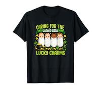 Caring for The Cute Lucky Charm Shamrock St Patrick Day T-Shirt