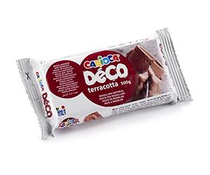 CARIOCA 30996/21 Déco Pâte à Modeler en Terre Cuite pour Toutes Les Techniques de modélisation 500 g