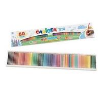 Carioca 42890 crayon de couleur Couleurs assorties 80 pièce(s)