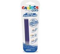 Carioca 43041/02 recharge pour stylos Moyen Bleu 3 pièce(s)