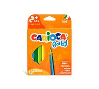 CARIOCA Baby Pencil - crayons de couleur (Synthetic resin, Multi, Triangulaire, Italie, Boîte en carton)