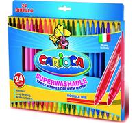 Carioca Birello Crayon-feutre Fin / Moyen Multicolore 24 pièce(s)