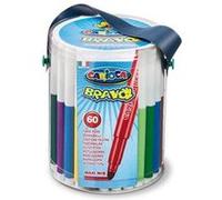 Carioca Bravo stylo-feutre Extra-large Multicolore 60 pièce(s) G