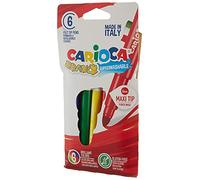 CARIOCA Bravo - stylos-feutres (Extra Bold, Pointe ogive, Rond, Multi, Italie, Boîte en carton)