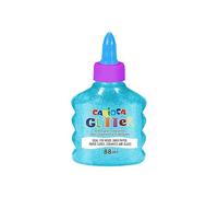 Carioca Colle bouteille pailletée glue néon lavable 88 ml bleu 3+