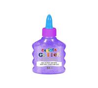 Carioca Colle bouteille pailletée glue néon lavable 88 ml violet 3+