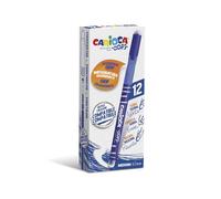 Boite De 12 Stylos Oops Bleu Carioca 43039/02