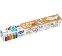CARIOCA crayons de couleur 8pcs avec rouleau de crayons de couleur, lettres