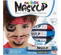 CARIOCA Crayons de couleur pour le visage - Créez de la magie au carnaval ! Parfait pour les coiffures folles et le plaisir créatif. Exprimez-vous en couleur !
