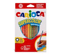 Carioca Crayons Supercolor hexagonaux – 36 pièces