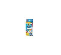 Carioca Cromatex - Feutre - Permanent - Pour Tissu - Couleurs Brillantes Assorties - 6 Mm - Pack De 6