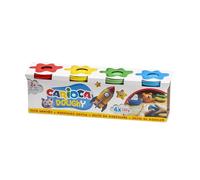 Carioca Doughy Pâte à Modeler | Pot de 110 g Doux et Lisse | pour 2+ Ans | 4 unités