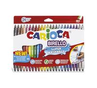 Carioca Stylo-feutre Birello Fin/moyen Multicolore 24 pièces G