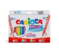 Carioca feutre bi-pointe Birello Superwashable 24 feutres Lot de 1Unité(s)