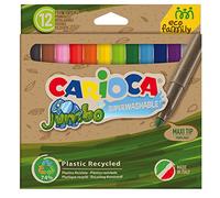 Carioca Feutres Eco Family Pointe Maxi Jumbo 12 pièces multicolore
