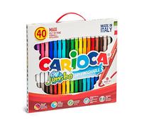 Carioca Jumbo40 Pochette de 40 feutres de coloriage lavables