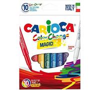 Carioca Magic Color Change 10 couleurs Stylos à encre non toxique extra grasse