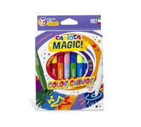Carioca Marqueurs Magic Colors, changement de couleur, pointe 6 mm, Magink inclus, boîte de 10