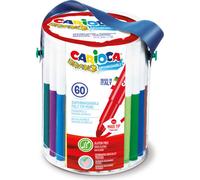 Carioca Marqueurs lavables 60 pcs Maxi Point Non-toxic Assorted