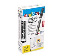 Carioca Maxi - boîte de 12 Marqueurs effaçables pour tableau blanc