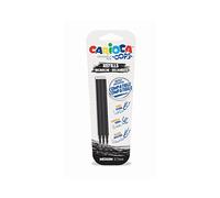 Carioca Recharges Oops – Lot de 3 pour stylo effaçable, encre thermosensible noire